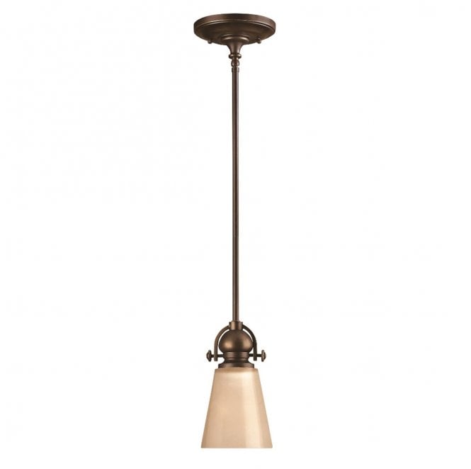 Hinkley HK-MAYFLOWER-P-A Mayflower 1 Light Mini Pendant in an Old Bronze Finish
