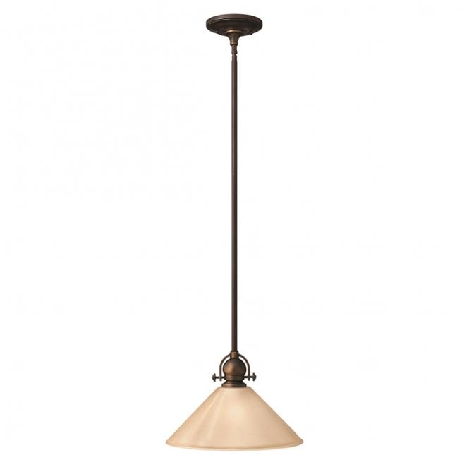 Hinkley HK-MAYFLOWER-P-B Mayflower 1 Light Mini Pendant in an Old Bronze Finish