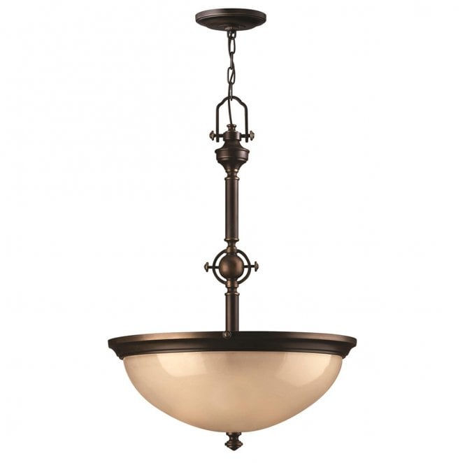 Hinkley HK-MAYFLOWER-P-C Mayflower 3 Light Pendant in an Old Bronze Finish