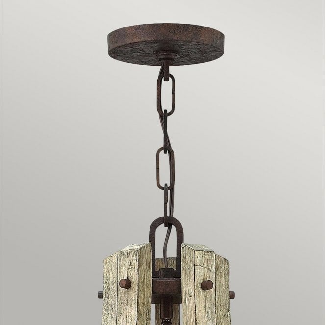 Hinkley HK-MIDDLEFIELD5 Middlefield 5 Light Chandelier in an Iron Rust Finish