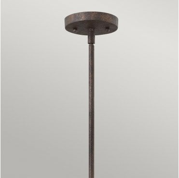 HK-MIDDLEFIELDP1 Middlefield 1 Light Mini Pendant in an Iron Rust Finish