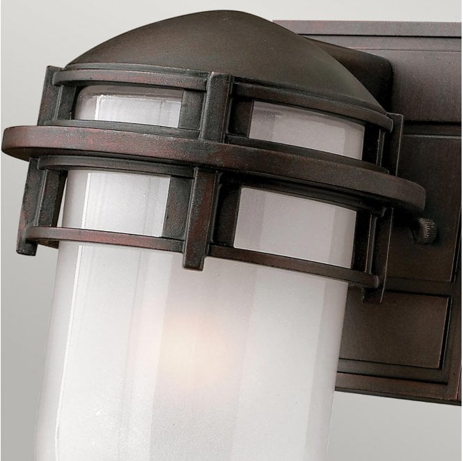 Hinkley HK-REEF-MINI-VZ Reef Mini Outdoor IP44 1 Light Lantern in a Victorian Bronze Finish