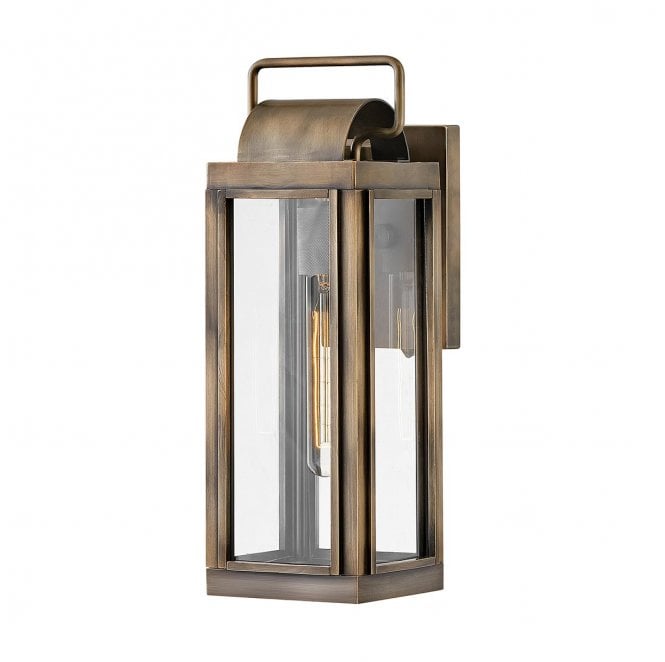 Hinkley HK-SAG-HARBOR-S-BU Sag Harbor Outdoor IP44 1 Light Small Wall Lantern in a Painted Burnished Bronze Finish