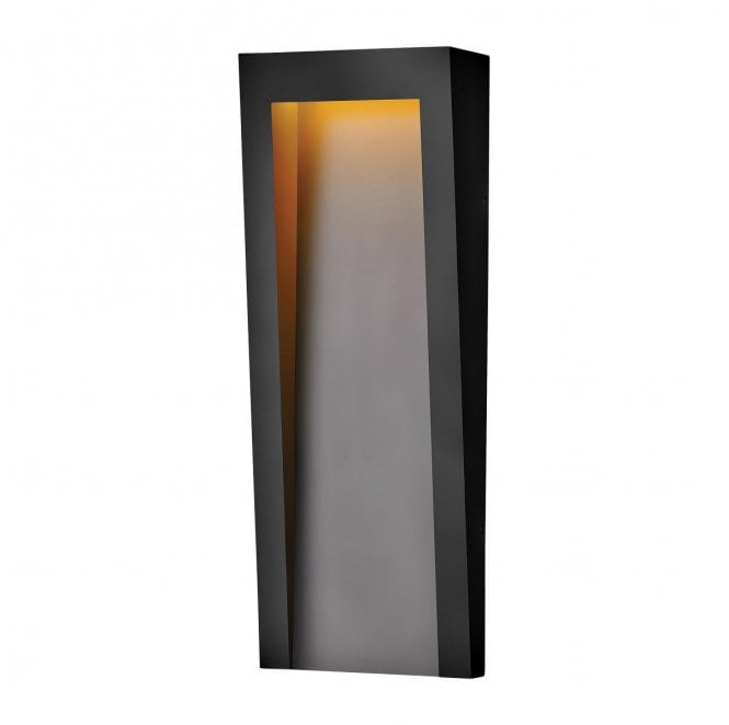 Hinkley HK-TAPER-L-TBK Taper Outdoor IP44 LED Wall Lantern in a Textured Black Finish