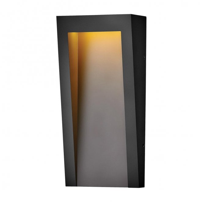Hinkley HK-TAPER-M-TBK Taper Outdoor IP44 LED Wall Lantern in a Textured Black Finish