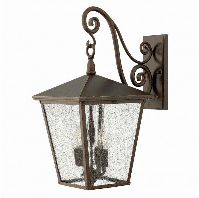 Hinkley HK-TRELLIS2-L Trellis Outdoor IP44 4 Light Large Wall Lantern in a Regency Bronze Finish