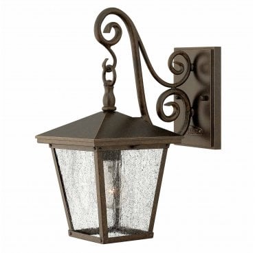 HK-TRELLIS2-S Trellis Outdoor IP44 1 Light Small Wall Lantern in a Regency Bronze Finish