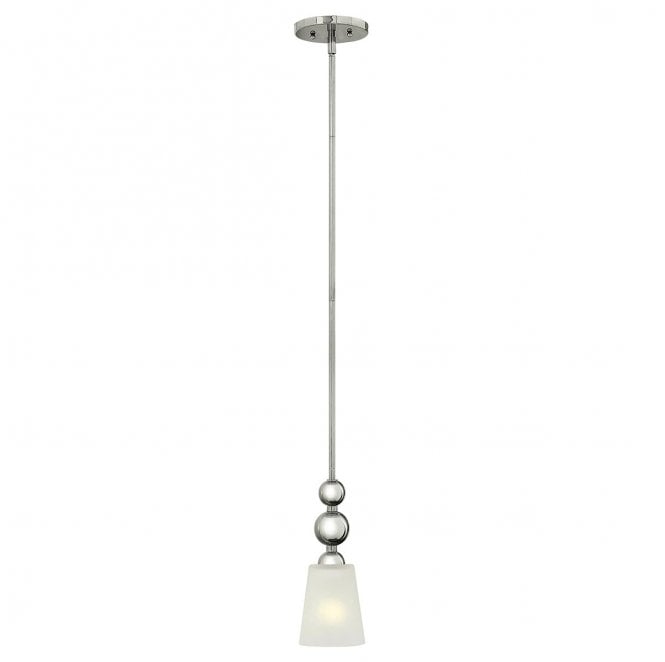 Hinkley HK-ZELDA-P-A-PN Zelda 1 Light Mini Pendant in a Polished Nickel Finish