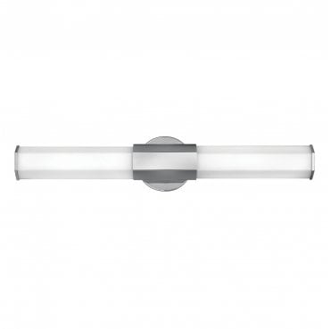 QN-FACET-LED2-PC-BATH Facet IP44 Dual LED Wall Light in a Polished Chrome Finish
