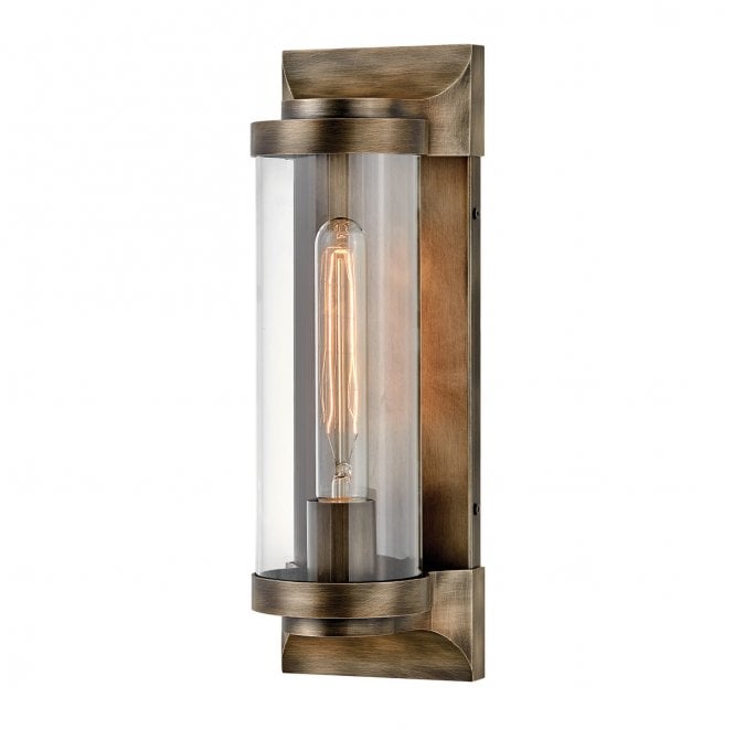 Hinkley QN-PEARSON-M-BU Pearson Outdoor IP44 1 Light Medium Wall Lantern in a Burnished Bronze Finish