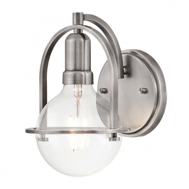 Hinkley QN-SOMERSET1-C-BN Somerset 1 Light Wall Light in a Brushed Nickel Finish