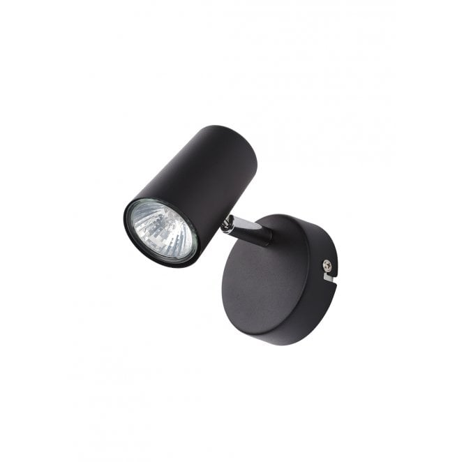 Inlight INL-31775-BLK Harvey 1 Light Ceiling Spotlight in a Black Finish