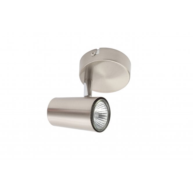 Inlight INL-31775-SNIC Harvey 1 Light Ceiling Spotlight in a Satin Nickel Finish