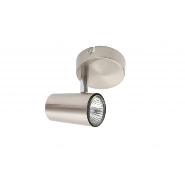 INL-31775-SNIC Harvey 1 Light Ceiling Spotlight in a Satin Nickel Finish