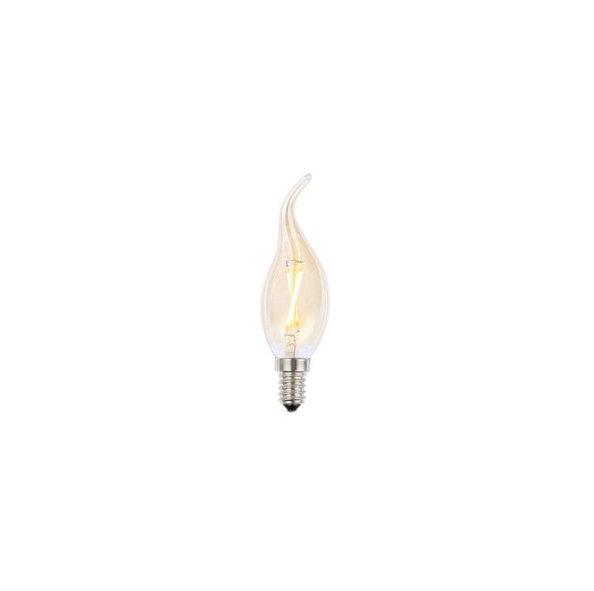 Inlight INL-C35L-LED-SES-TNT 2w SES LED Candle 2700k (Warm White) Dimmable Vintage Filament Lamp