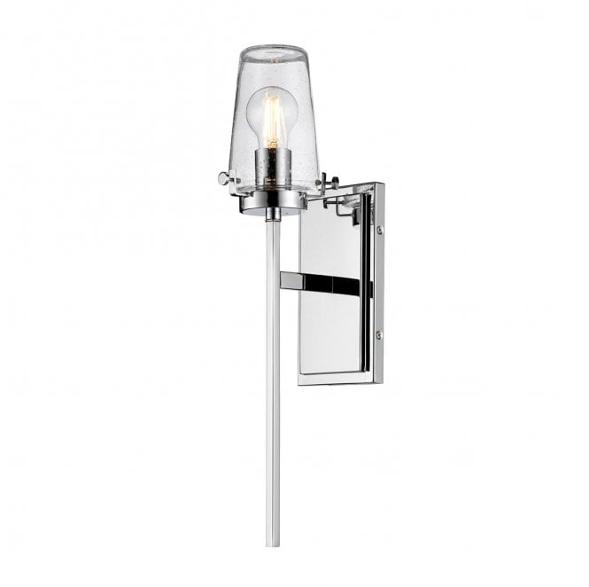 Kichler KL-ALTON1-BATH-CH Alton Outdoor IP44 1 Light Wall Light in a Chrome Finish