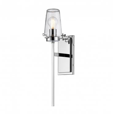 KL-ALTON1-BATH-CH Alton Outdoor IP44 1 Light Wall Light in a Chrome Finish