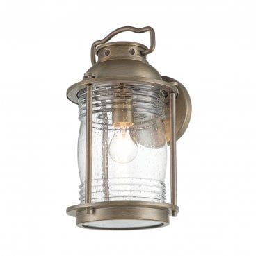 KL-ASHLANDBAY2-L-BU Ashland Bay Outdoor IP44 1 Light Large Wall Lantern in a Burnished Bronze Finish