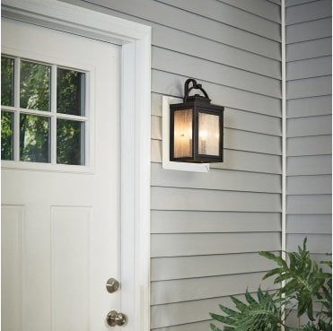 KL-CARLSON-M-RZ Carlson Outdoor IP44 2 Light Wall Lantern in a Rubbed Bronze Finish