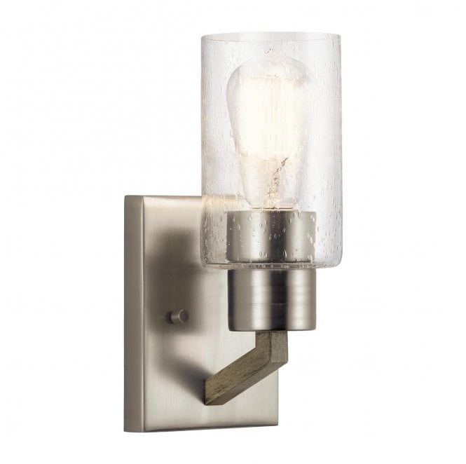 Kichler KL-DERYN1-DAG Deryn 1 Light Wall Light in a Distressed Antique Grey Finish