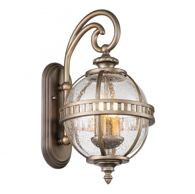 Kichler KL-HALLERON-2S-BU Halleron Outdoor IP44 2 Light Wall Lantern in a Burnished Bronze Finish