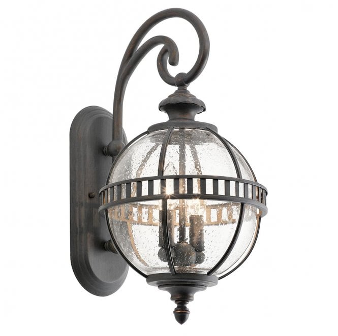 Kichler KL-HALLERON-2S Halleron Outdoor IP44 2 Light Wall Lantern in a Londonderry Finish