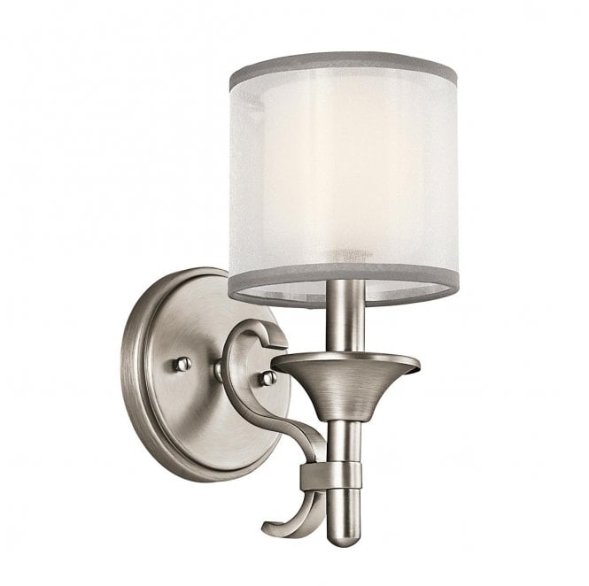 Kichler KL-LACEY1-AP Lacey 1 Light Wall Light in an Antique Pewter Finish