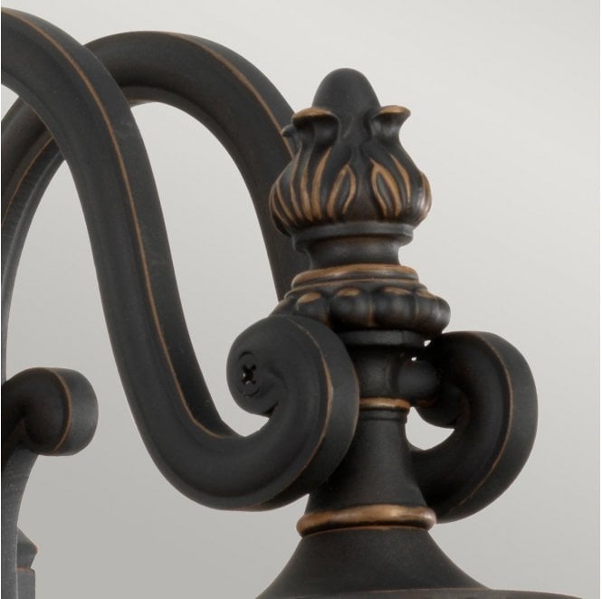 Kichler KL-LUVERNE2-M Luverne Outdoor IP44 1 Light Medium Wall Lantern in a Rubbed Bronze Finish
