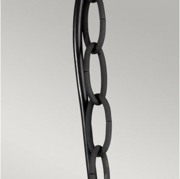 KL-LUVERNE8-M Luverne Outdoor IP23 1 Light Medium Chain Lantern in a Rubbed Bronze Finish