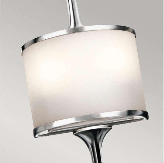 Kichler KL-MONA-S-PC Mona IP44 2 Light Wall Light in a Polished Chrome Finish