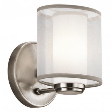 KL-SALDANA1 Saldana 1 Light Wall Light in a Classic Pewter Finish