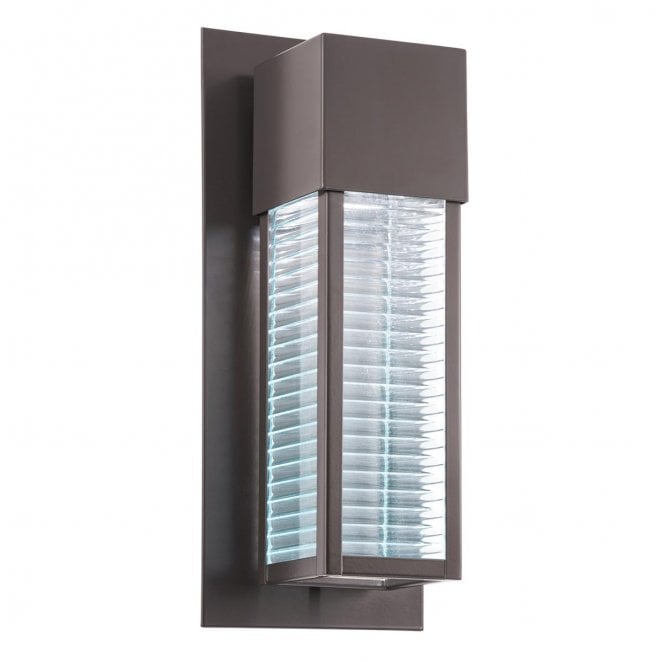 Kichler KL-SOREL2-M-LED Sorel Outdoor  IP44 1 Light Wall Lantern in an Architectural Bronze Finish