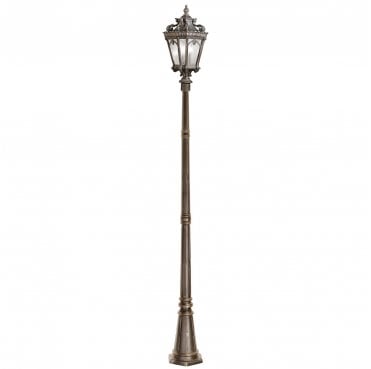 KL-TOURNAI-5XL Tournai Outdoor IP44 3 Light Extra Large Lamp Post in a Londonderry Finish