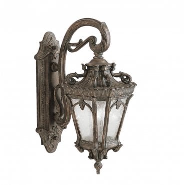 KL-TOURNAI2-L Tournai Outdoor IP44 2 Light Large Wall Lantern in a Londonderry Finish