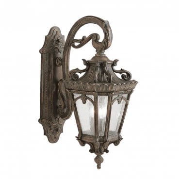 KL-TOURNAI2-XL Tournai Outdoor IP44 3 Light Extra Large Wall Lantern in a Londonderry Finish