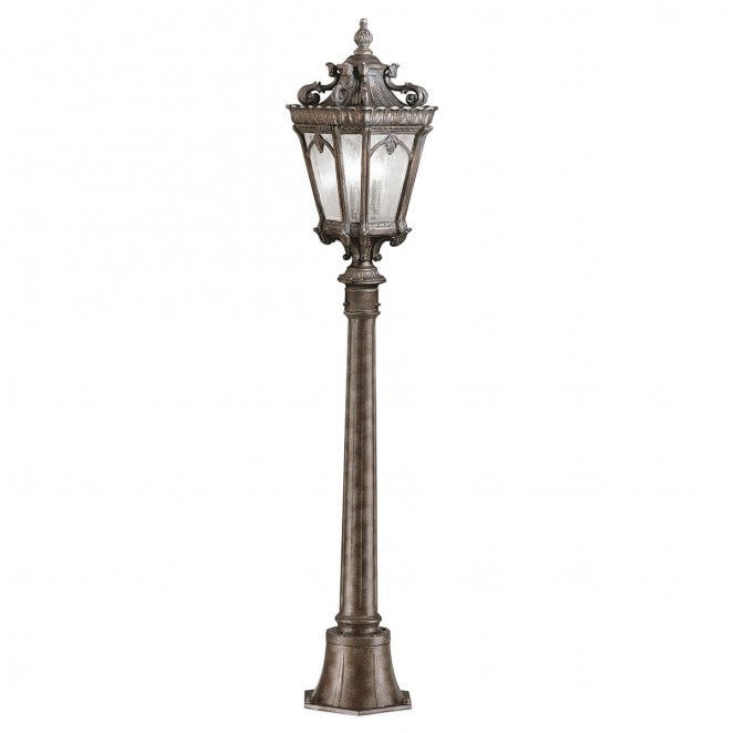 Kichler KL-TOURNAI4-M Tournai Outdoor IP44 1 Light Medium Pillar in a Londonderry Finish