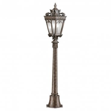 KL-TOURNAI4-M Tournai Outdoor IP44 1 Light Medium Pillar in a Londonderry Finish