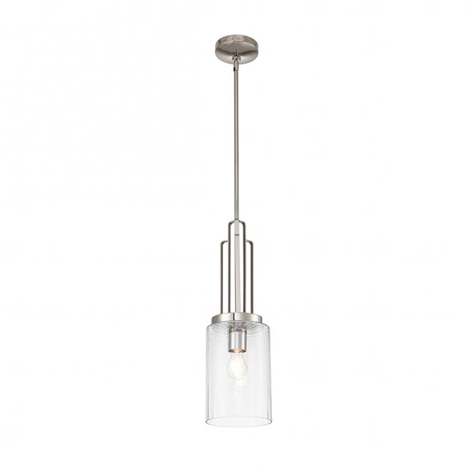 Kichler QN-KIMROSE-MP-PN Kimrose 1 Light Mini Pendant in a Polished Nickel Finish