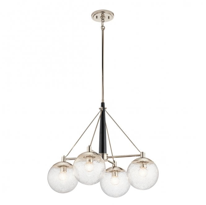 Kichler QN-MARILYN4 Marilyn 4 Light Chandelier in a Polished Nickel Finish
