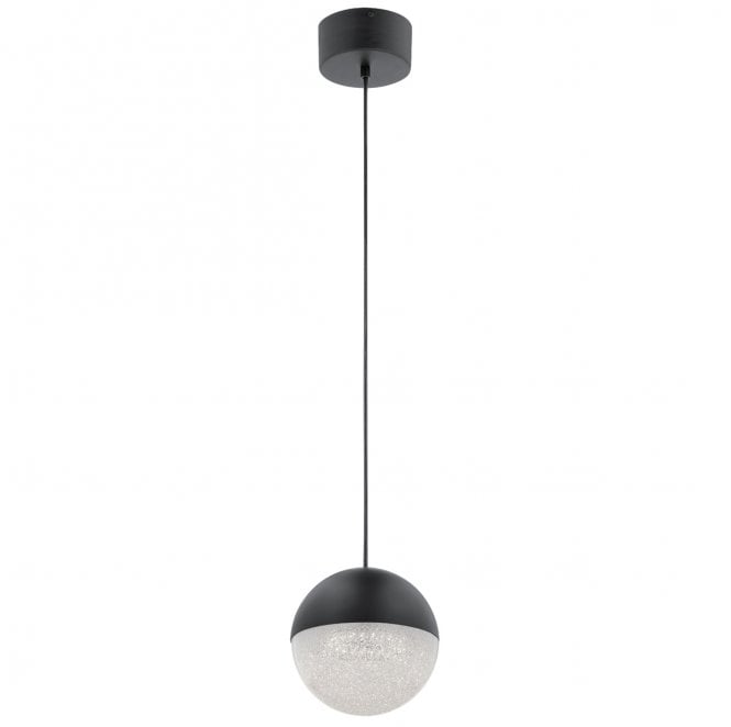 Kichler QN-MOONLIT-P-MBK Moonlit LED Mini Pendant in a Matt Black Finish
