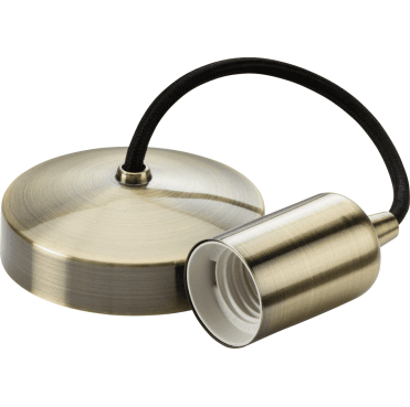 8270AB 6" Contemporary Pendant Set in an Antique Brass Finish