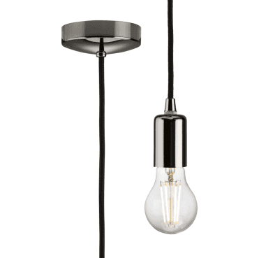 8270LBN 1.8m Contemporary Pendant Set in a Black Nicel Finish
