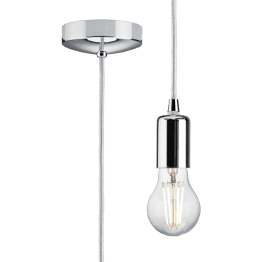 8270LPC 1.8m Contemporary Pendant Set in a Polished Chrome Finish