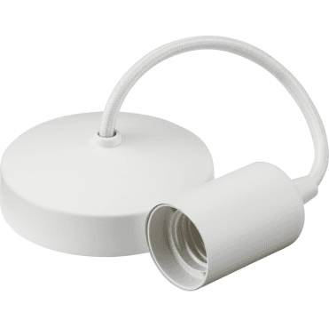 8270MW 6" Contemporary Pendant Set in a Matt White Finish