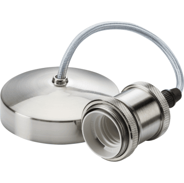 8271BC 6" Vintage Pendant Set in a Brushed Chrome  Finish