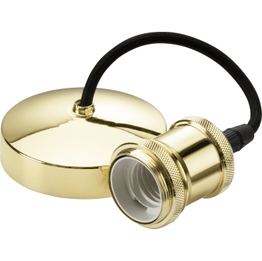 8271PB 6" Vintage Pendant Set in a Polished Brass Finish