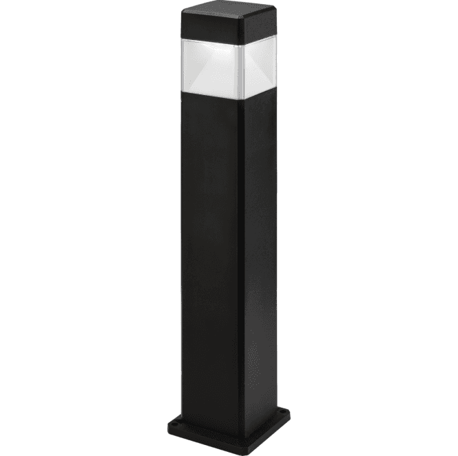 Knightsbridge BLP10CCT Outdoor IP65 10w LED CCT Polycarbonate Moulded Bollard in a Black Finish