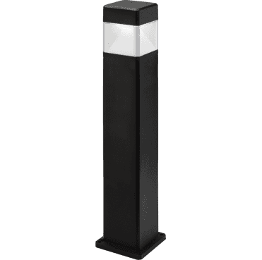 BLP10CCT Outdoor IP65 10w LED CCT Polycarbonate Moulded Bollard in a Black Finish