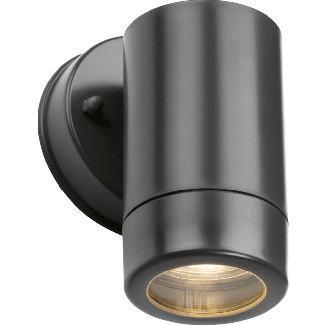Knightsbridge EA1A Eamon Outdoor IP54 Polycarbonate Single Wall Light in an Anthracite Finish