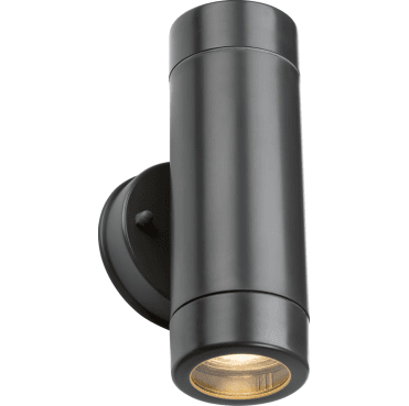 EA2A Eamon Outdoor IP54 Polycarbonate Up Down Wall Light in an Anthracite Finish